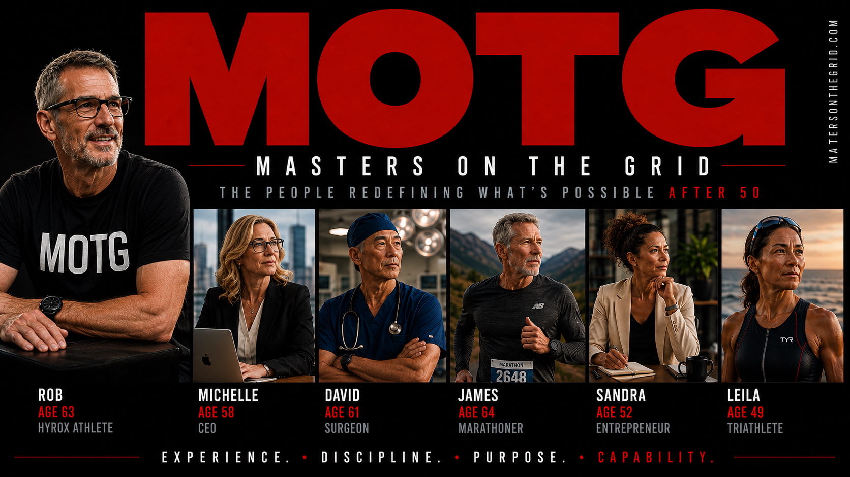 Masters on the Grid — The People Redefining What's Possible After 50